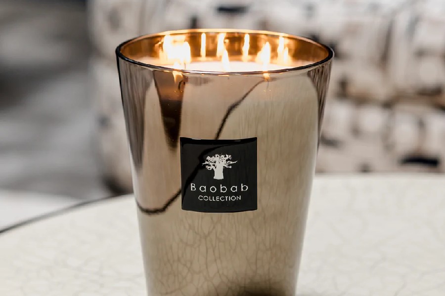 Archeologie dienblad bijtend Kaars van de maand: Baobab Platinum - CandleCollection